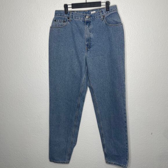 Levis Vintage 550 Jeans Womens 30" 14 Mis L Blue Relaxed Tapered Y2K Grunge - Picture 1 of 15